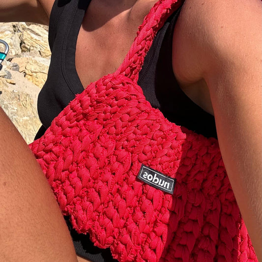 nudos concha rojo pasión